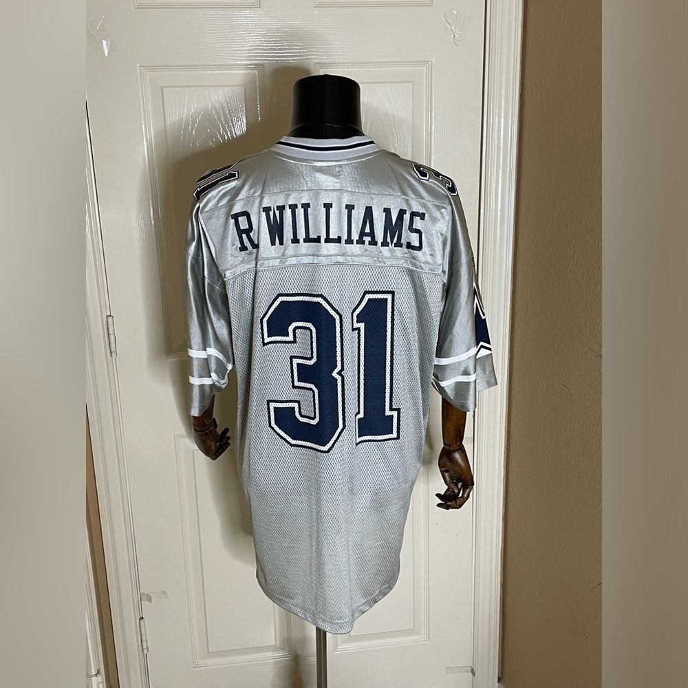Roy Williams Dallas Cowboys Reebok Jersey Silver large - Picture 4 of 12
